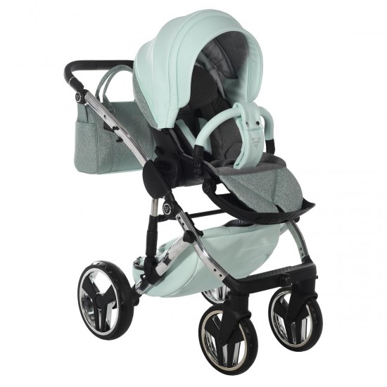 Junama Handcraft Glitter 4 in 1 Isofix Travel System, Mint