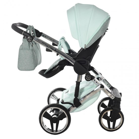 Junama Handcraft Glitter 4 in 1 Isofix Travel System, Mint