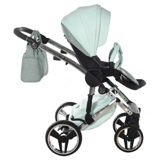 Junama Handcraft Glitter 4 in 1 Isofix Travel System, Mint