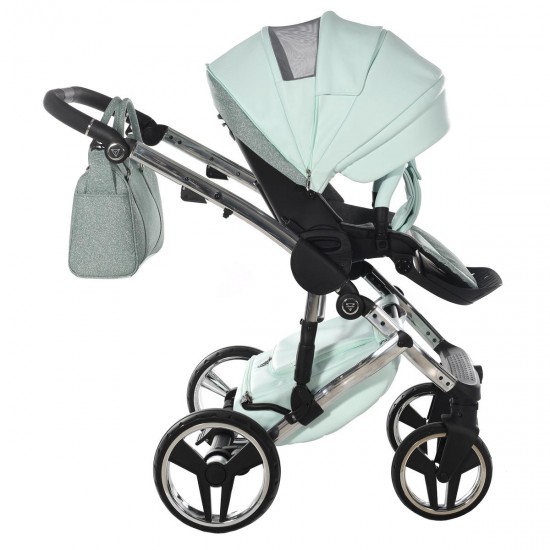 Junama Handcraft Glitter 4 in 1 Isofix Travel System, Mint