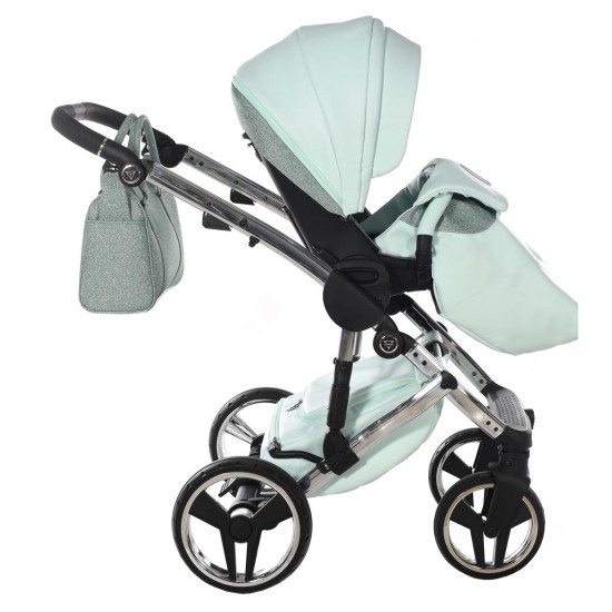 Junama Handcraft Glitter 4 in 1 Isofix Travel System, Mint