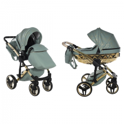 Junama Heart 2 in 1 Pram & Pushchair, Green