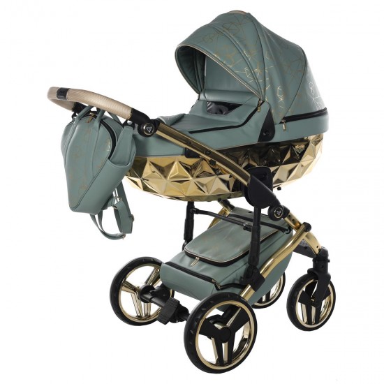 Junama Heart 2 in 1 Pram & Pushchair, Green
