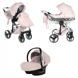Junama Heart 3 in 1 Travel System, Pink