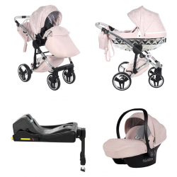 Junama Heart 4 in 1 Isofix Travel System, Pink