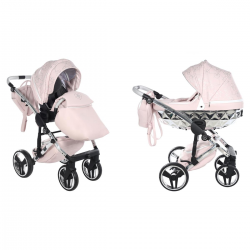 Junama Heart 2 in 1 Pram & Pushchair, Pink