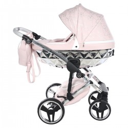 Junama Heart 2 in 1 Pram & Pushchair, Pink