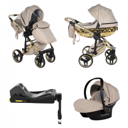 Junama Heart 4 in 1 Isofix Travel System, Beige