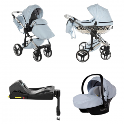 Junama Heart 4 in 1 Isofix Travel System, Blue