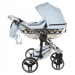 Junama Heart 2 in 1 Pram & Pushchair, Blue