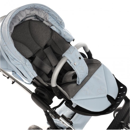 Junama Heart 2 in 1 Pram & Pushchair, Blue