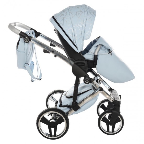 Junama Heart 2 in 1 Pram & Pushchair, Blue