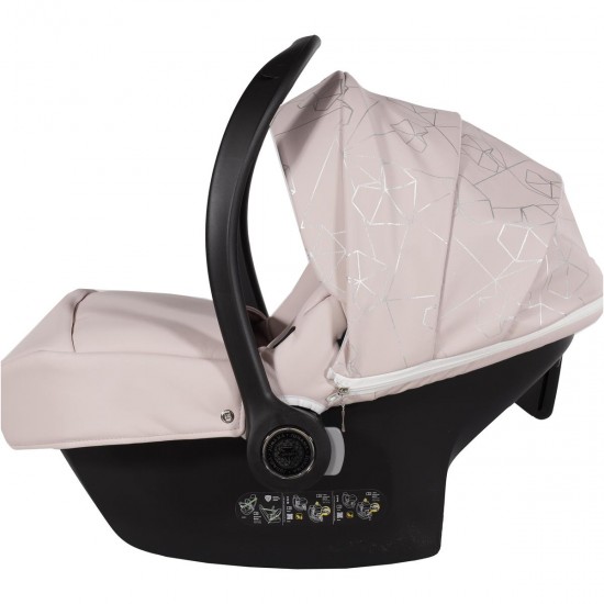 Junama Heart 4 in 1 Isofix Travel System, Pink