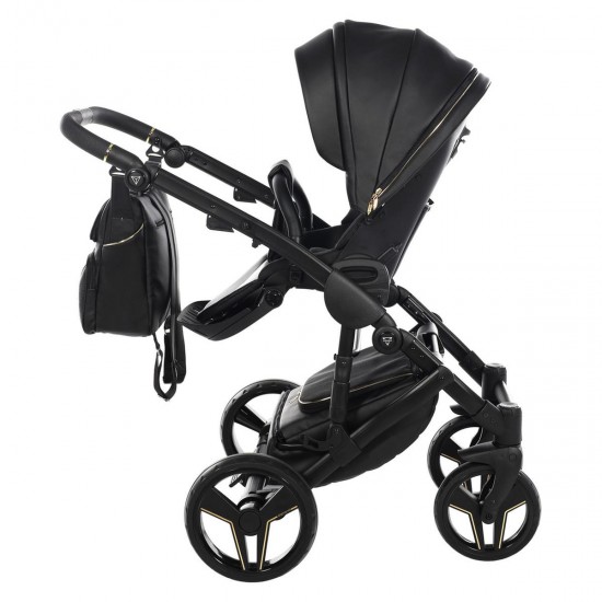 Junama S-Class 2 in 1 Pram & Pushchair, Black