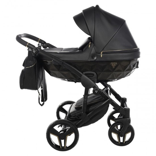 Junama S-Class 2 in 1 Pram & Pushchair, Black