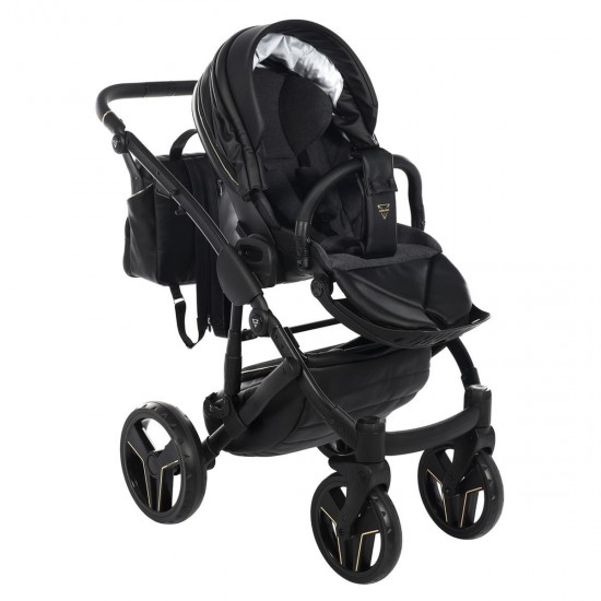 Junama S-Class 3 in 1 Travel System, Black