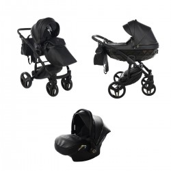 Junama S-Class 3 in 1 Travel System, Black Free Car Seat