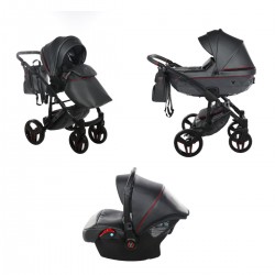 Junama S-Class 3 in 1 Travel System, Graphite Free Car Seat