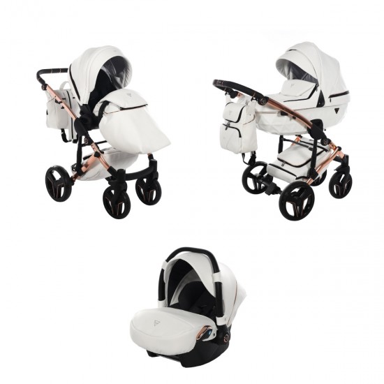 Junama S-Class 3 in 1 Travel System, White