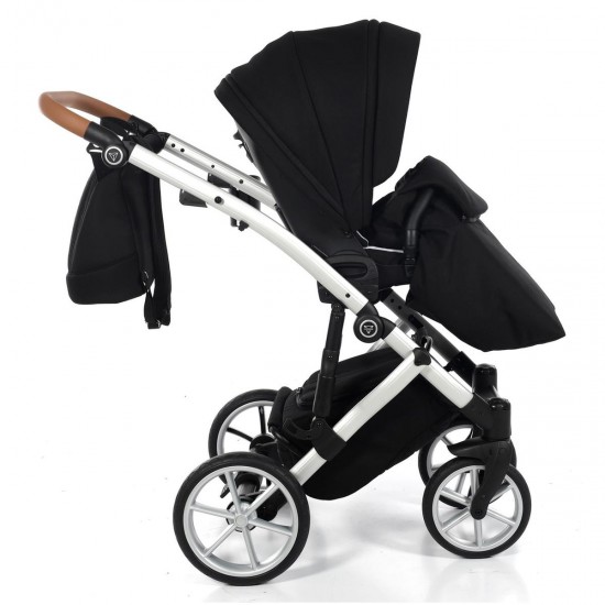 Junama Space 2 in 1 Pram & Pushchair, Black