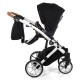 Junama Space 2 in 1 Pram & Pushchair, Black