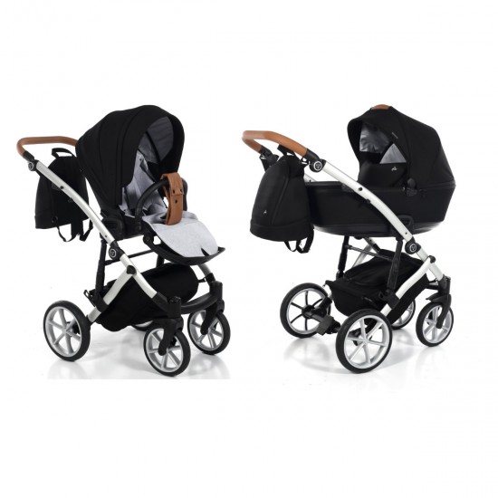 Junama Space 2 in 1 Pram & Pushchair, Black