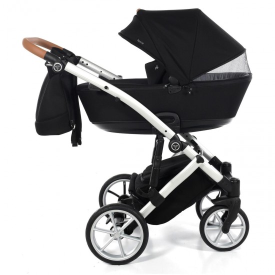 Junama Space 2 in 1 Pram & Pushchair, Black