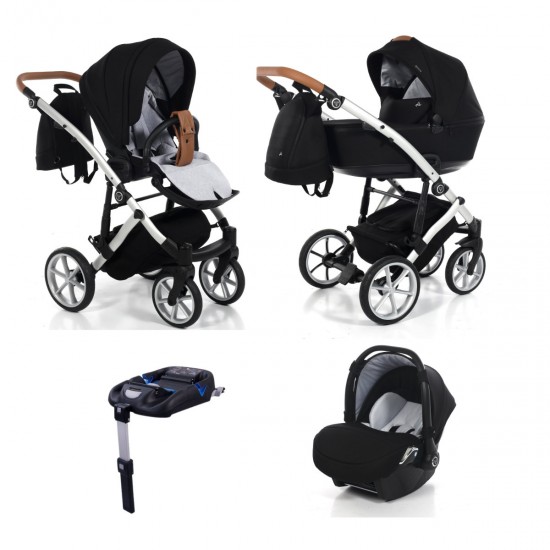 Junama Space 4 in 1 Isofix Travel System, Black