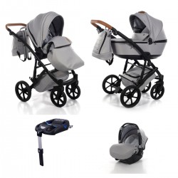 Junama Space 4 in 1 Isofix Travel System, Grey