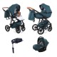 Junama Space 4 in 1 Isofix Travel System, Teal