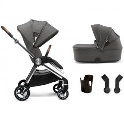 Mamas & Papas Strada 4 Piece Starter Bundle, Grey Mist