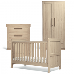 Mamas & Papas Atlas 3 Piece Room Set, Light Oak