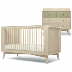 Mamas & Papas Coxley 2 Piece Room Set, Natural/Olive