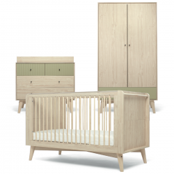 Mamas & Papas Coxley 3 Piece Room Set, Natural/Olive