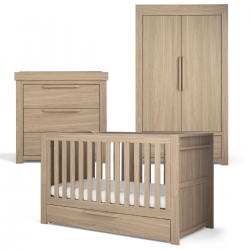 Mamas & Papas Franklin 3 Piece Room Set, Natural Oak