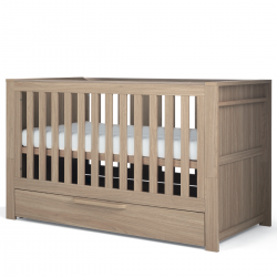Mamas & Papas Franklin Cot Bed, Natural Oak