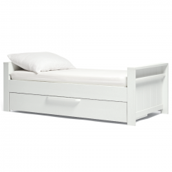 Mamas & Papas Franklin Cot Bed, White Wash
