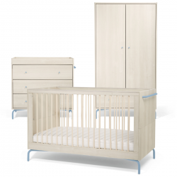 Mamas & Papas Kinlay 3 Piece Room Set, Dusty Blue