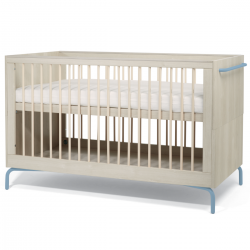 Mamas & Papas Kinlay Cot Bed, Dusty Blue