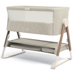 Mamas & Papas Lua Bedside Crib, Fawn