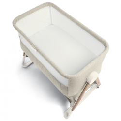Mamas & Papas Lua Bedside Crib, Fawn