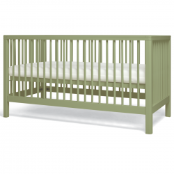 Mamas & Papas Solo Cot Bed, Moss Green