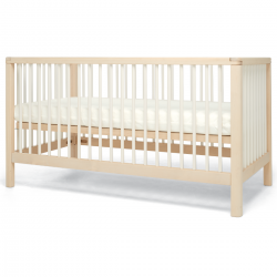 Mamas & Papas Solo Cot Bed, White/Natural