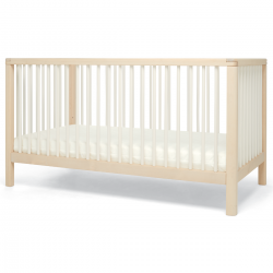 Mamas & Papas Solo Cot Bed, White/Natural