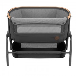 Maxi Cosi Iora Co-Sleeper Bedside Crib + FREE Fitted Sheets, Essential Graphite