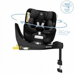 Maxi Cosi Mica Pro Eco Rotating i-Size Car Seat, Authentic Black