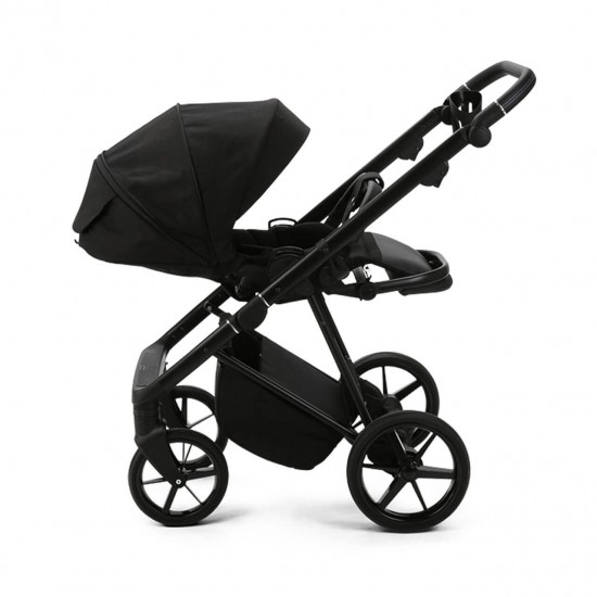 Mee-go Milano Evo 2 in 1 Pram & Pushchair, Abstract Black