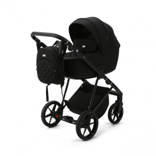 Mee-go Milano Evo 2 in 1 Pram & Pushchair, Abstract Black