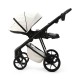 Mee-go Milano Evo 2 in 1 Pram & Pushchair, Pearl White