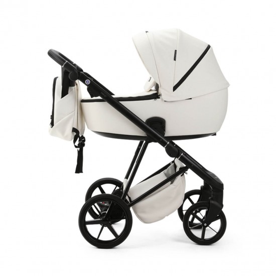 Mee-go Milano Evo 2 in 1 Pram & Pushchair, Pearl White